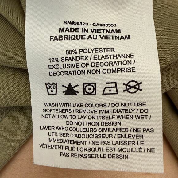 Nike Dri-FIT Crop Top Long Sleeve Mock Neck Athleisure Small - Picture 10 of 12